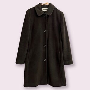 Kristen Blake Studio Collection Brown Long Trench Coat Small